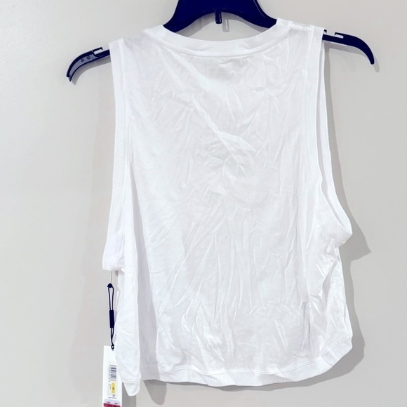 Calvin Klein Performance Women's Muscle Tank - White XL - Picture 6 of 7